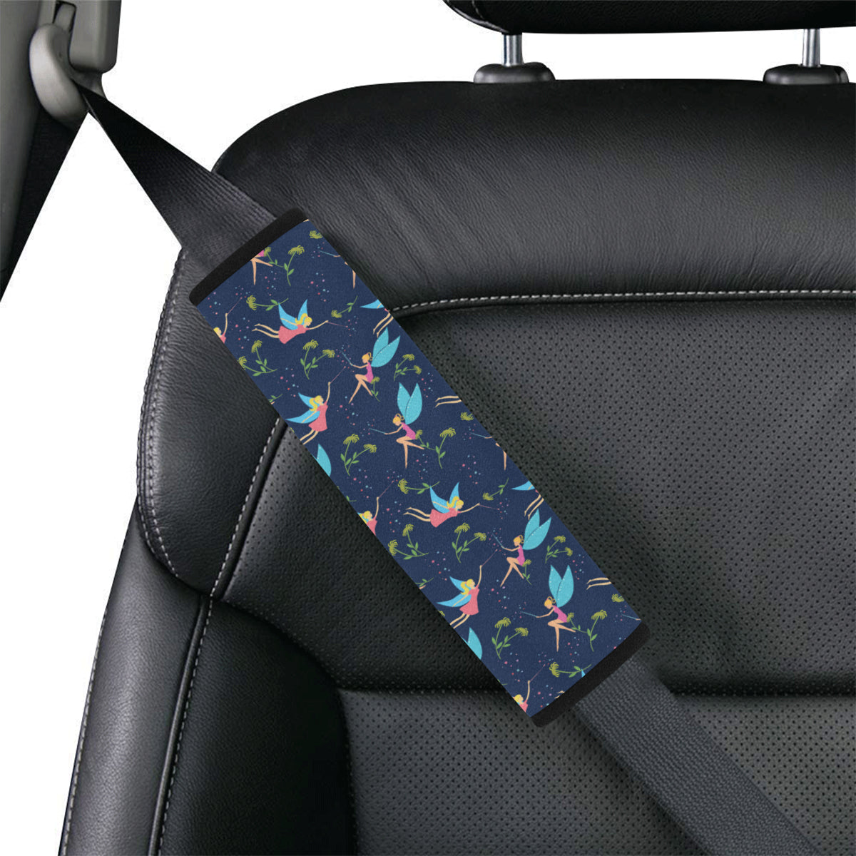 Fairy with flower Print Pattern Car Seat Belt Cover