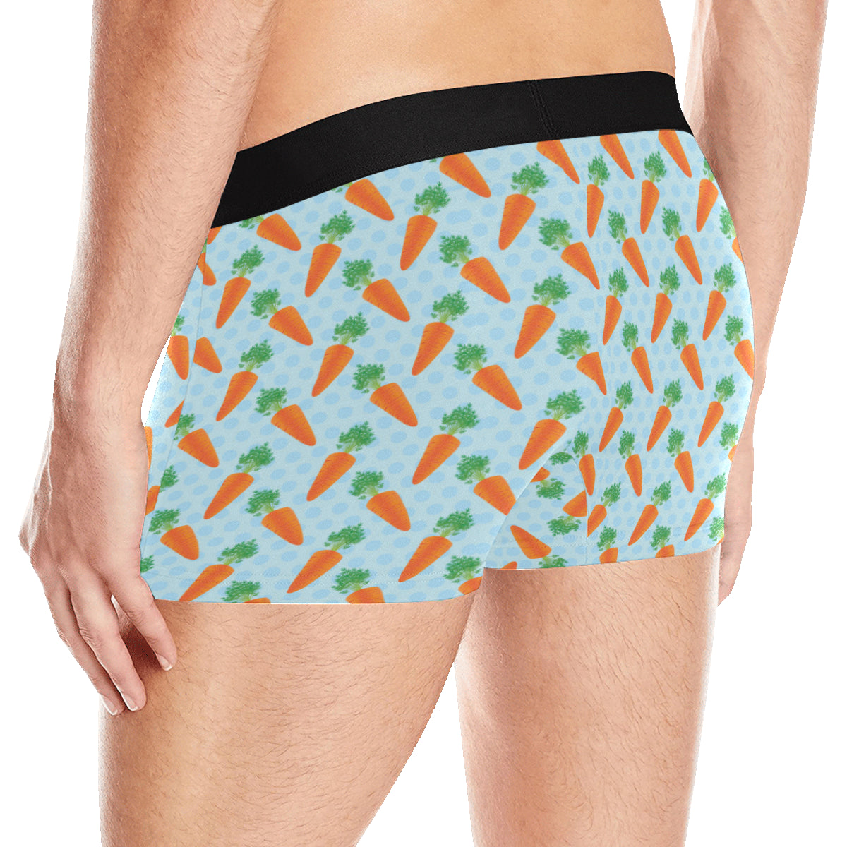 Carrot Pattern Print Design 01 Men's Boxer Briefs