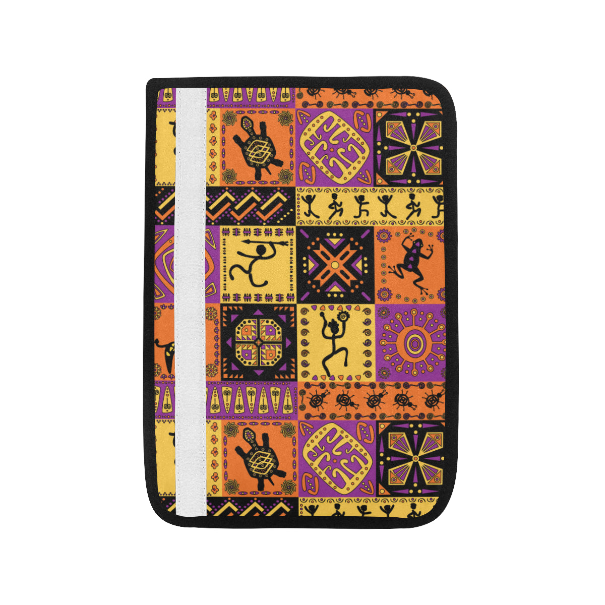 African Pattern Print Design 02 Car Seat Belt Cover