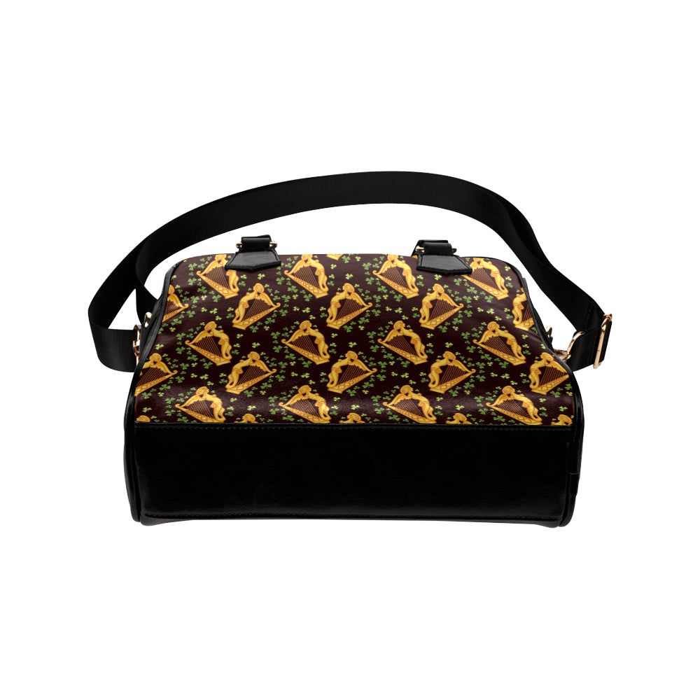 Harp Pattern Print Design 02 Shoulder Handbag