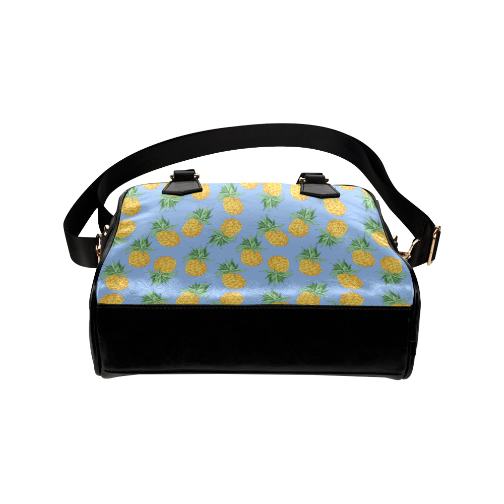 Pineapple Pattern Print Design A04 Shoulder Handbag