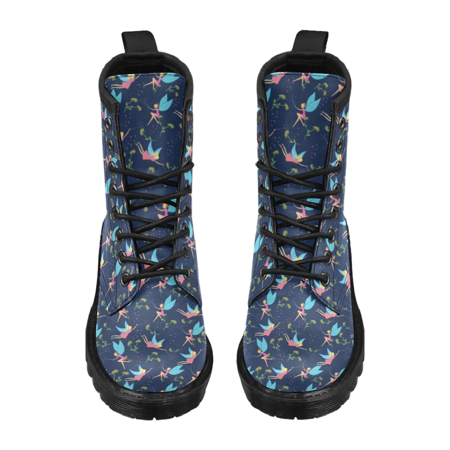 Fairy with flower Print Pattern Women's Boots