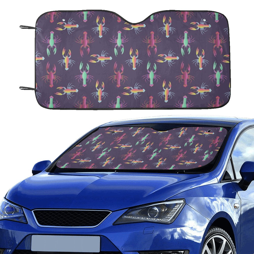 Lobster Print Design LKS402 Car front Windshield Sun Shade