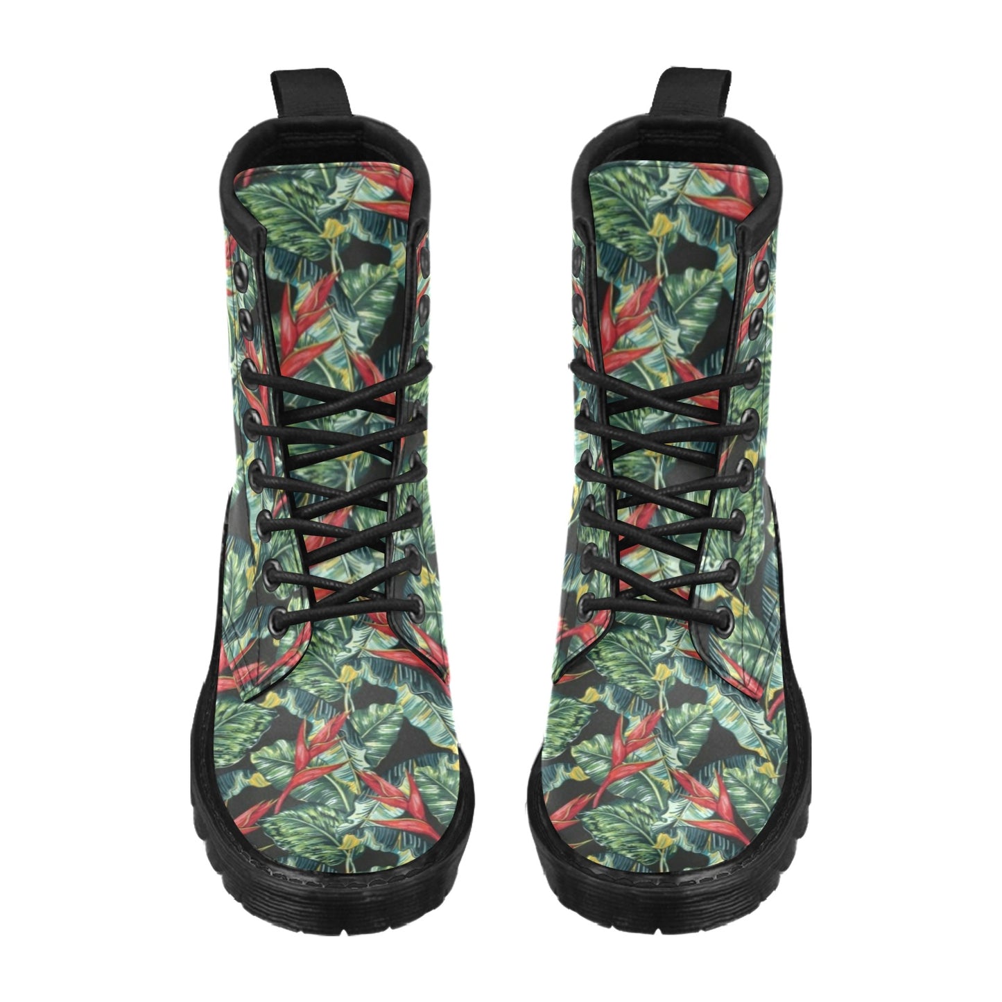 Bird Of Paradise Pattern Print Design BOP06 Women's Boots