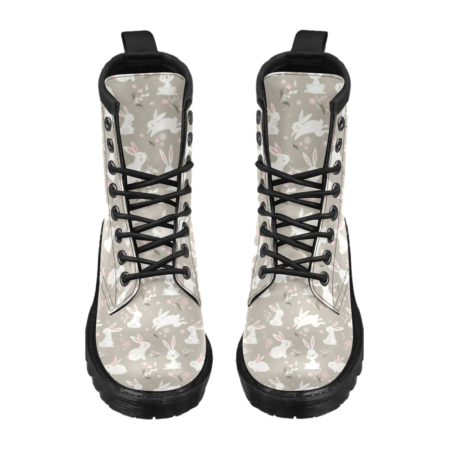 Rabbit Pattern Print Design RB03 Women's Boots