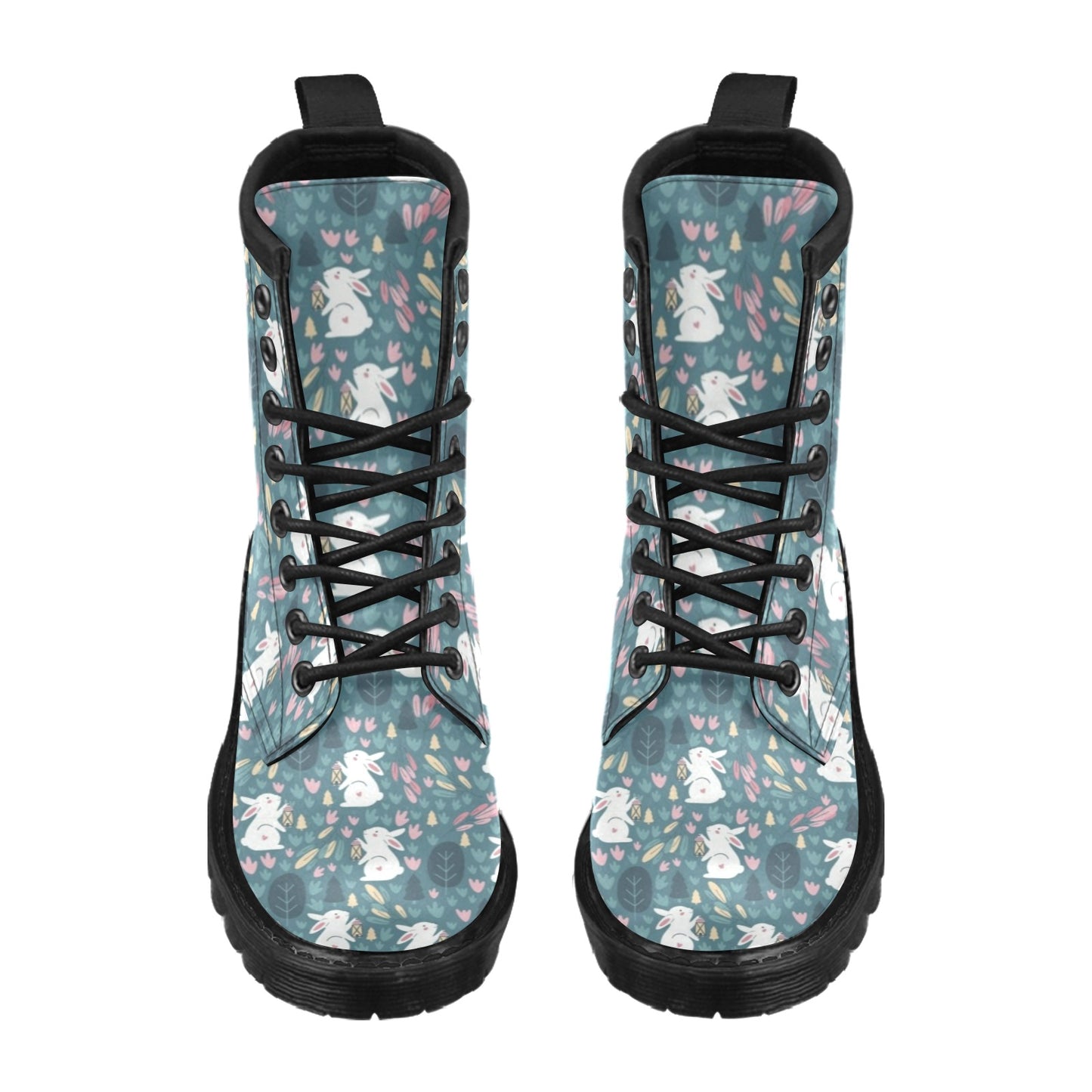 Rabbit Pattern Print Design RB013 Women's Boots