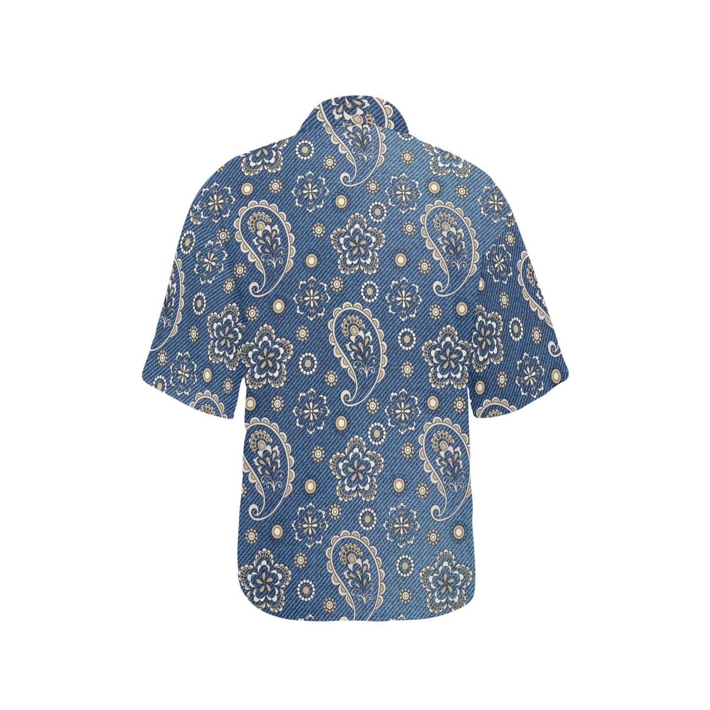Jean Paisley Pattern Print Design 01 Women's Hawaiian Shirt