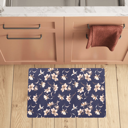 Beautiful Floral Pattern Kitchen Mat