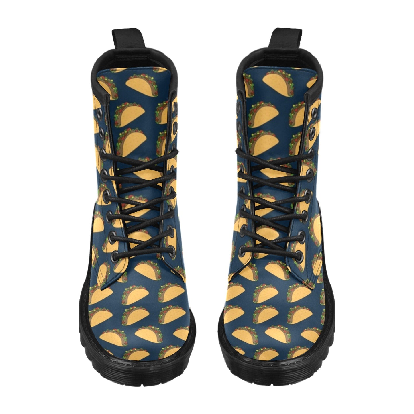Taco Pattern Print Design TC04 Women's Boots