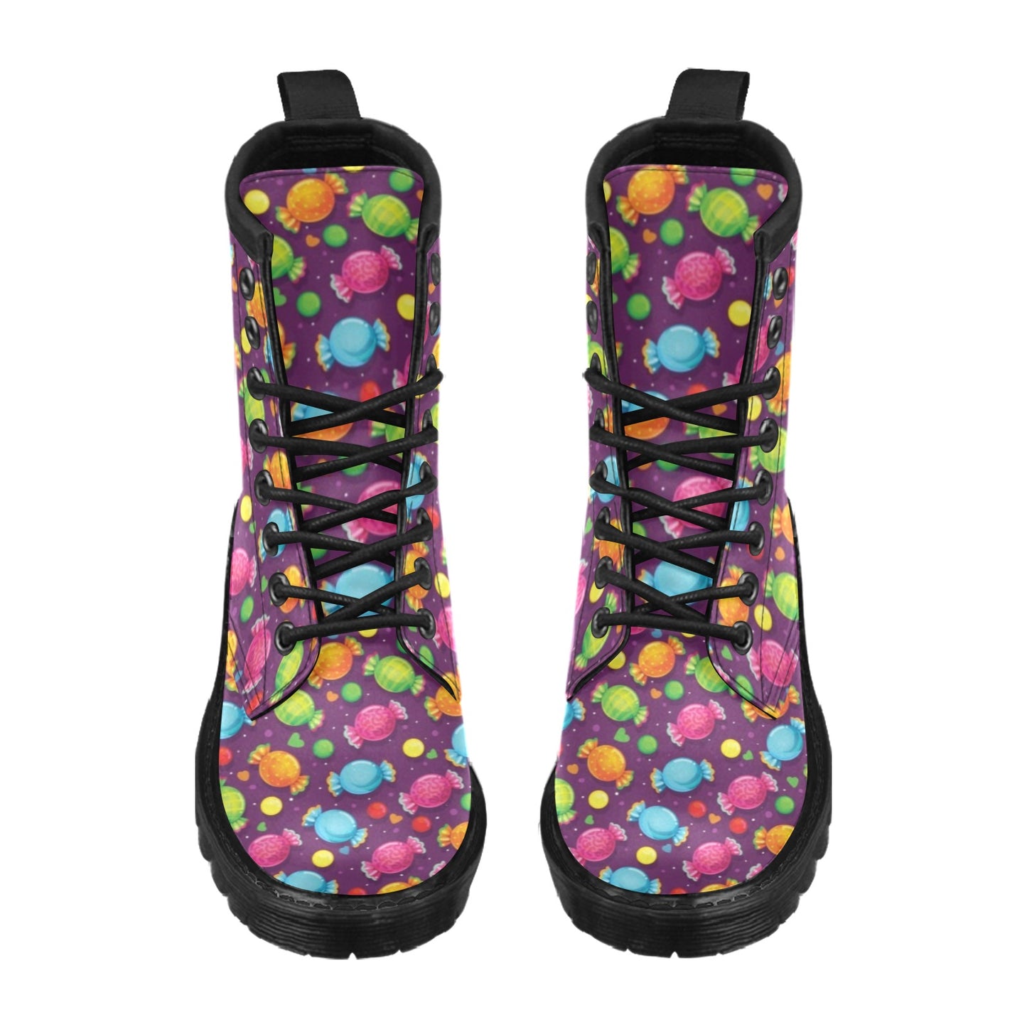 Candy Pattern Print Design CA05 Women's Boots