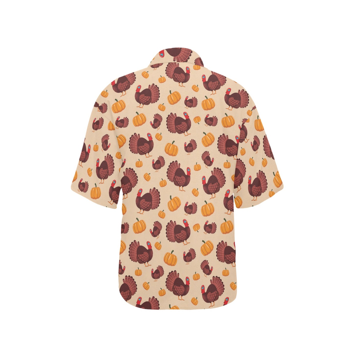 Thanksgiving Print Design LKS308 Women's Hawaiian Shirt