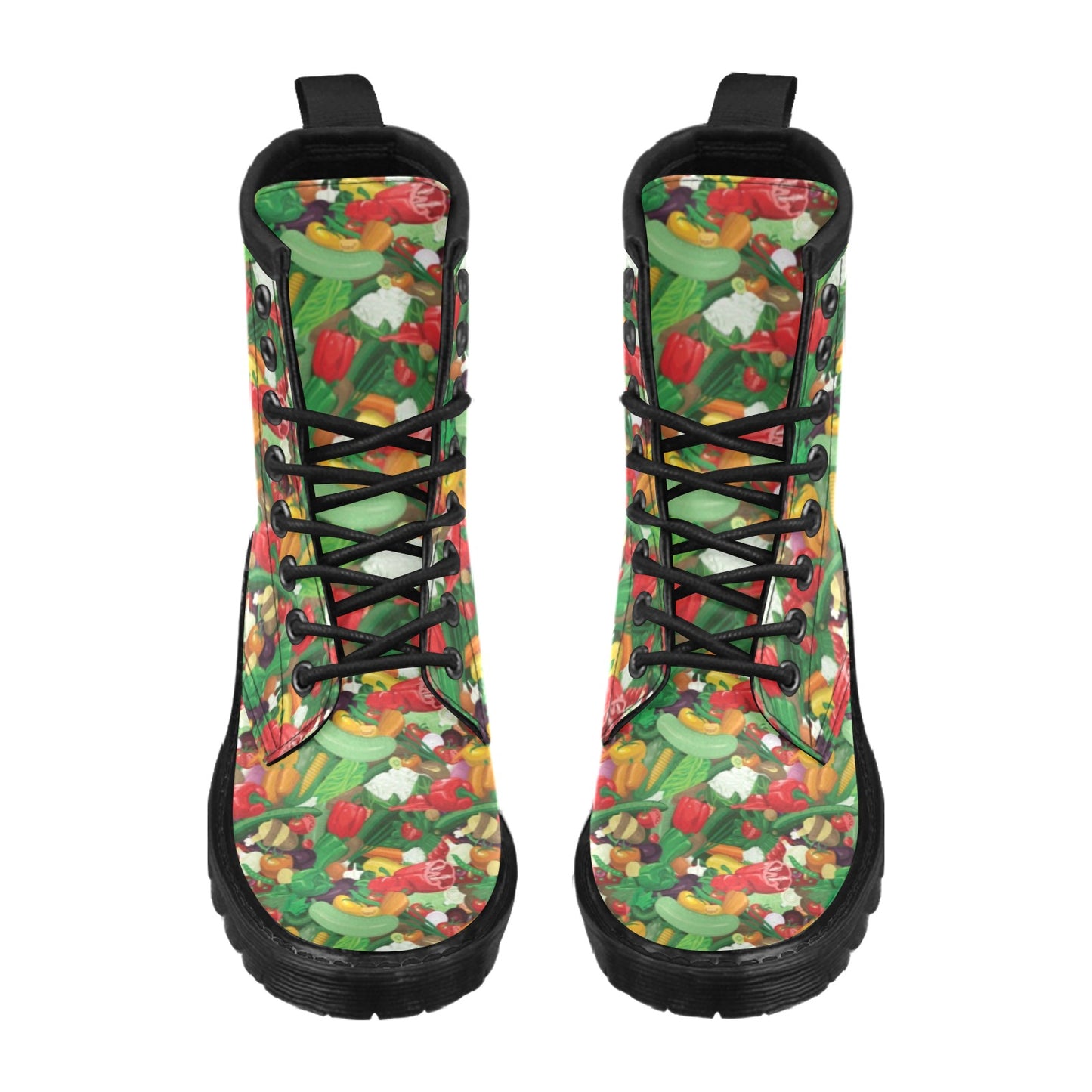 Salad Mix Vegetableprint Design LKS301 Women's Boots