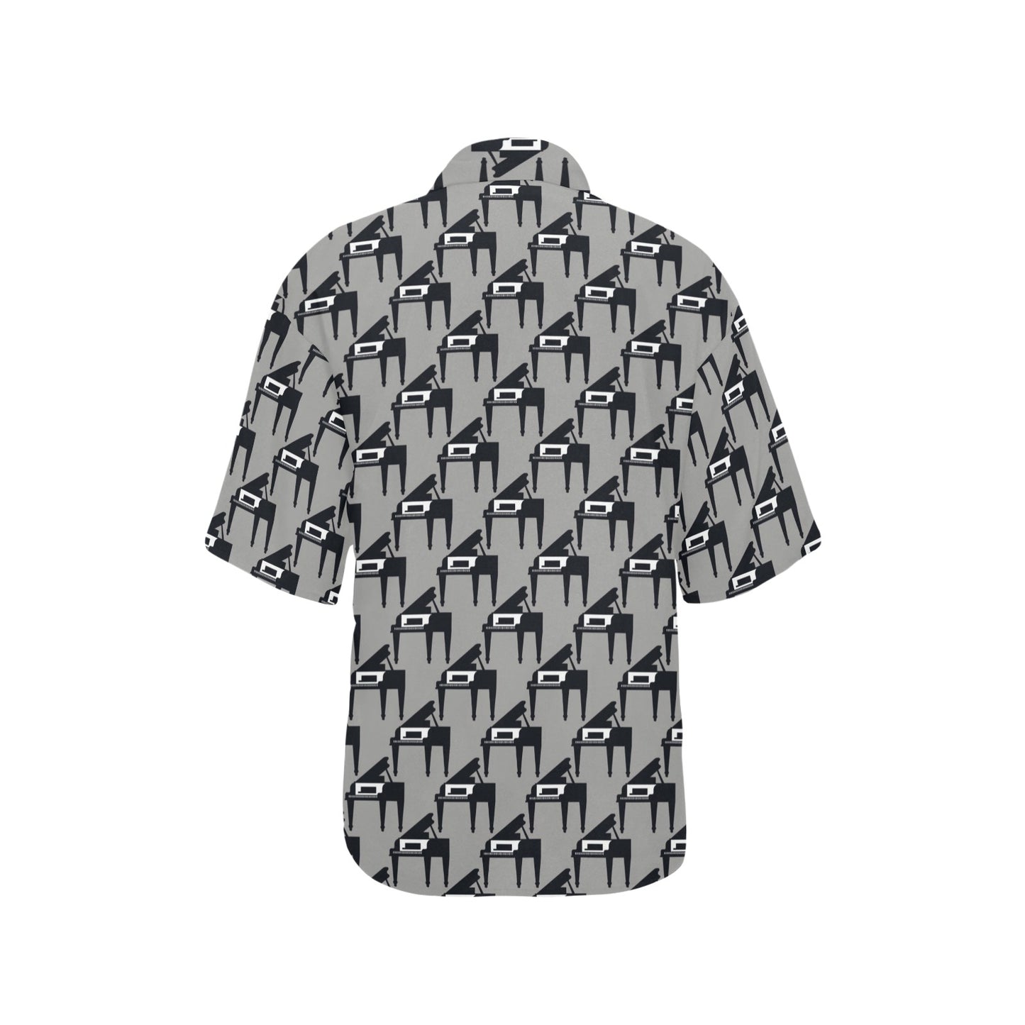Piano Print Design LKS404 Women's Hawaiian Shirt
