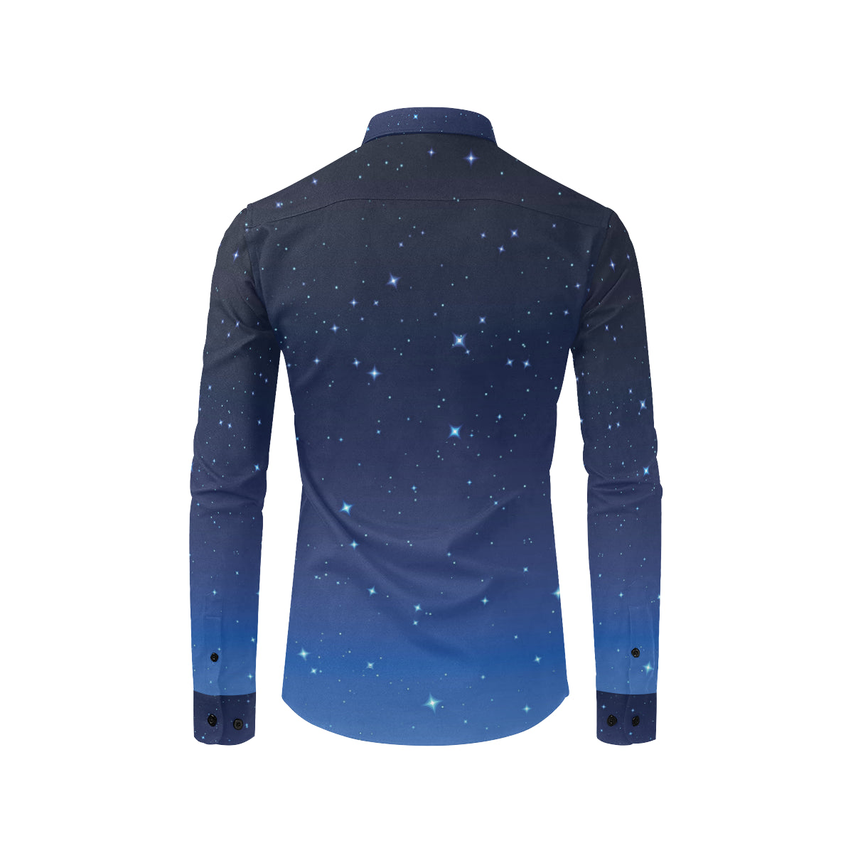 Night sky Pattern Print Design A01 Men's Long Sleeve Shirt