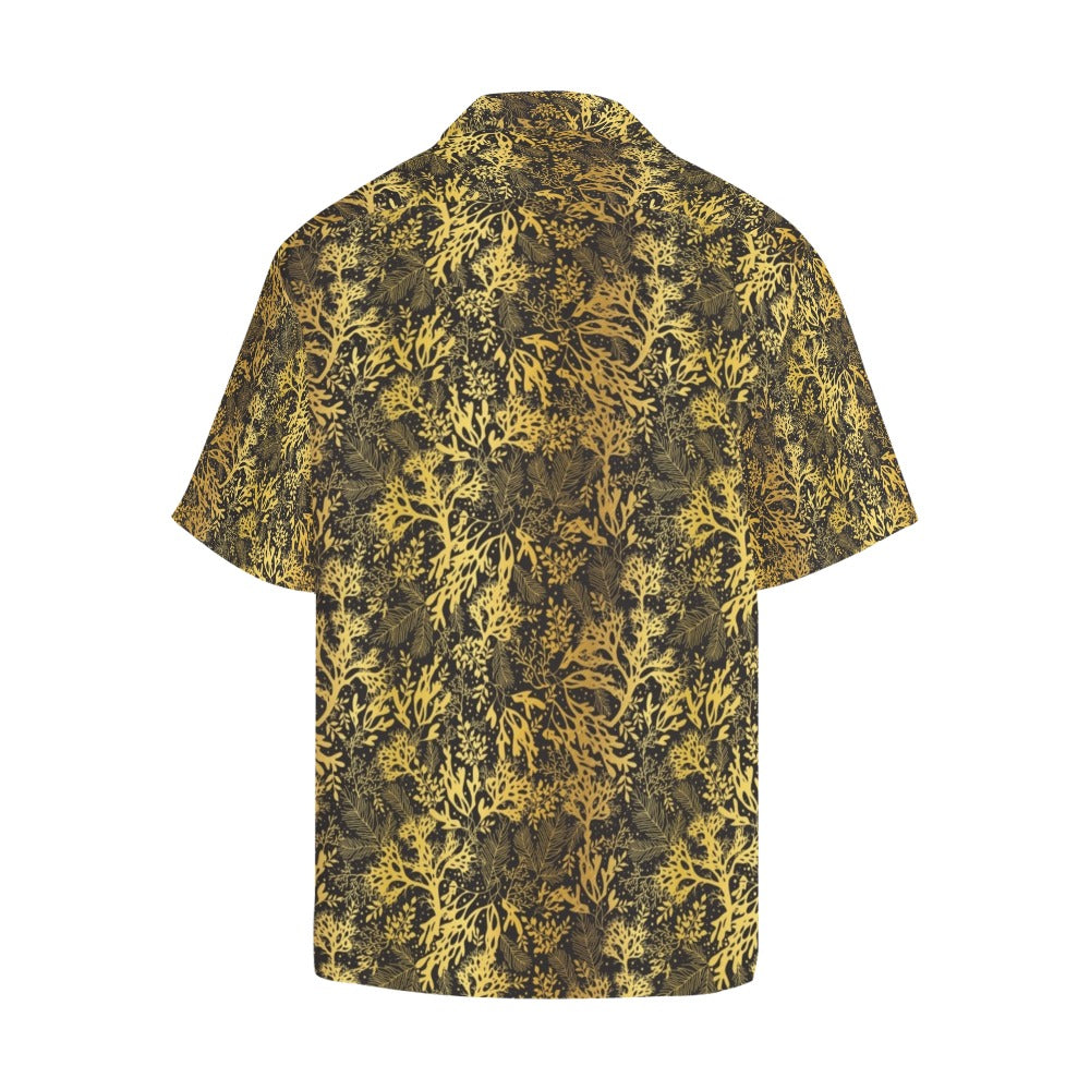 Seaweed Print Design LKS303 Men's Hawaiian Shirt