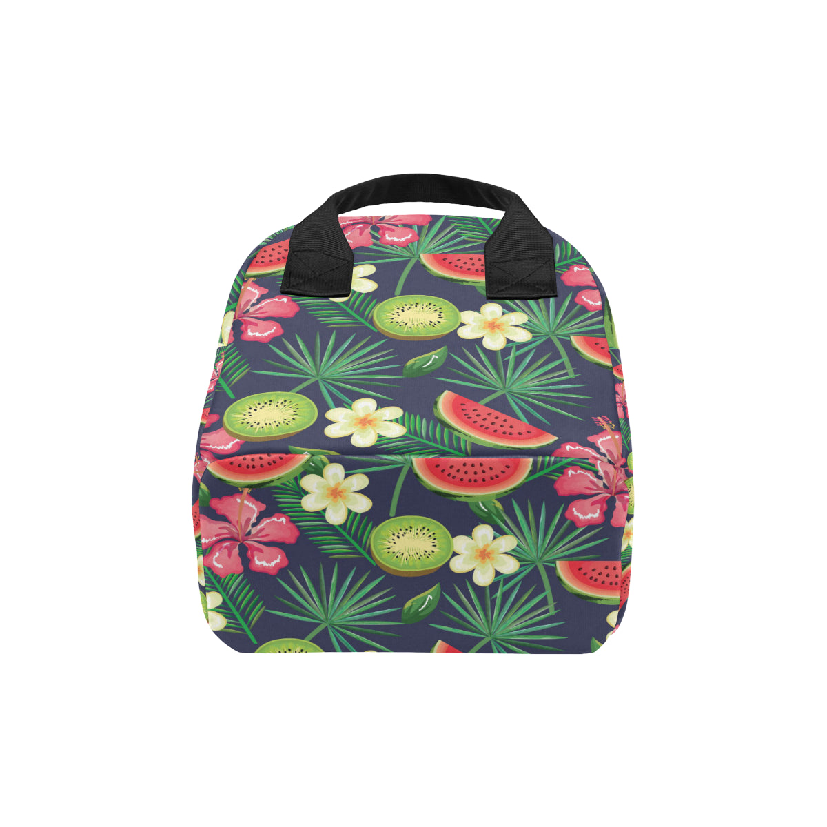 Tropical Fruits Pattern Print Design TF05 Insulated Lunch Bag