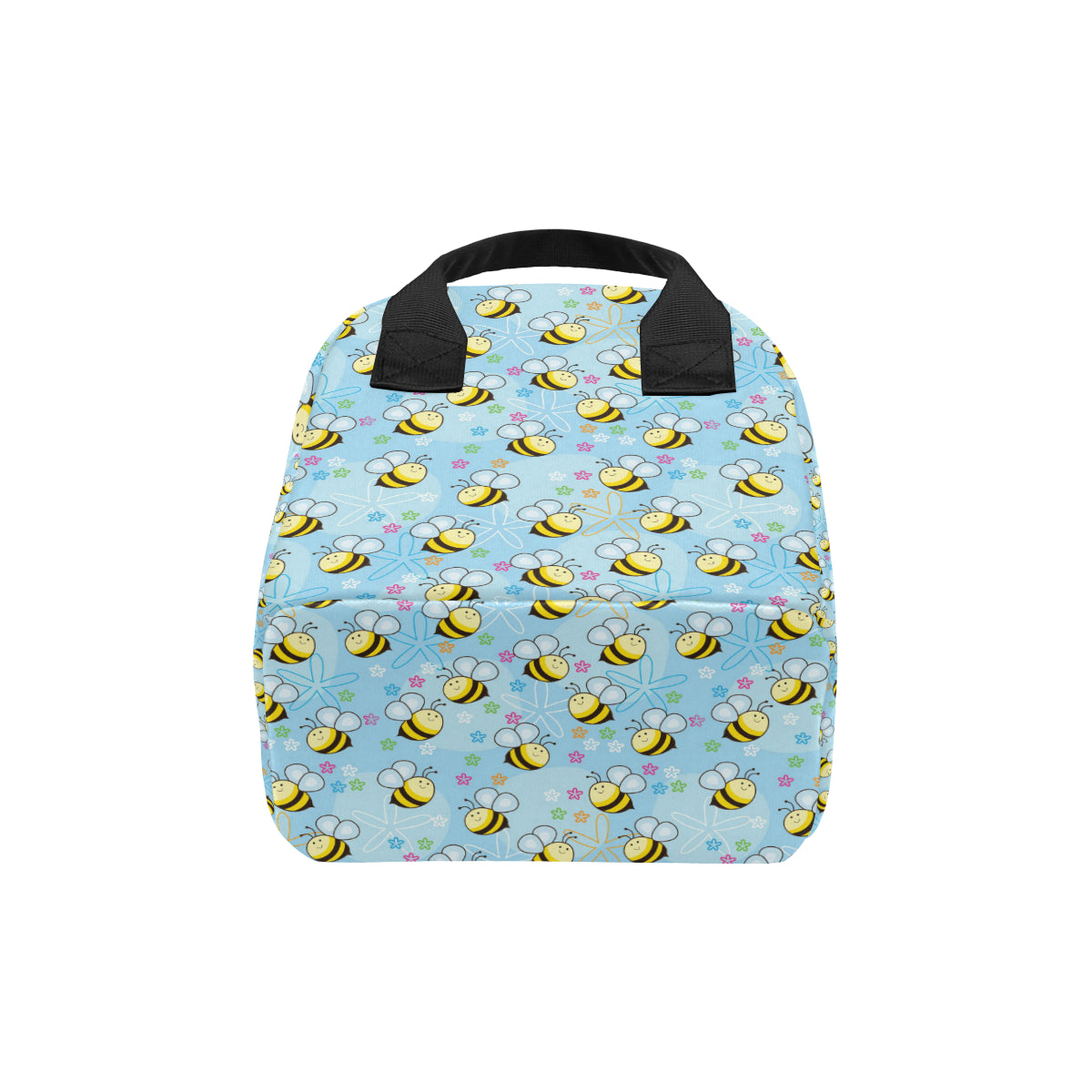 Bee Pattern Print Design BEE03 Insulated Lunch Bag