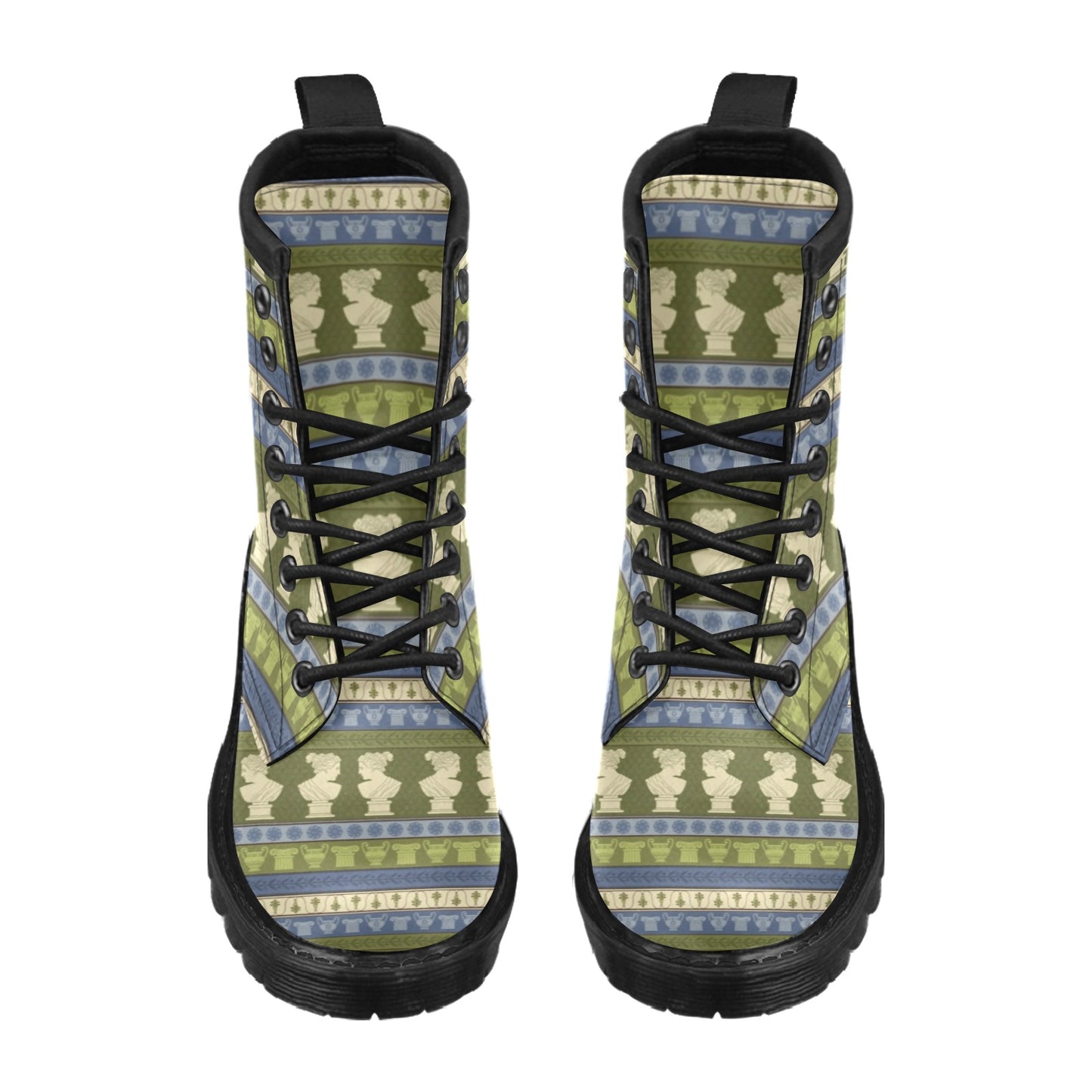Ancient Greek Statue Print Design LKS301 Women's Boots