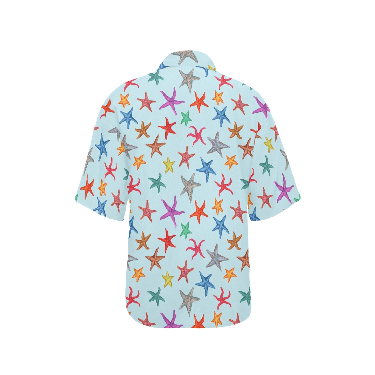 Starfish Print Design LKS402 Women's Hawaiian Shirt
