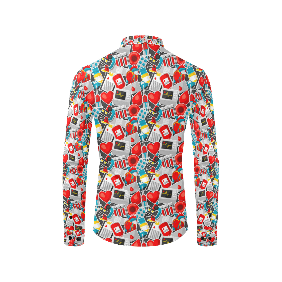 Phlebotomist Medical Themed Men's Long Sleeve Shirt