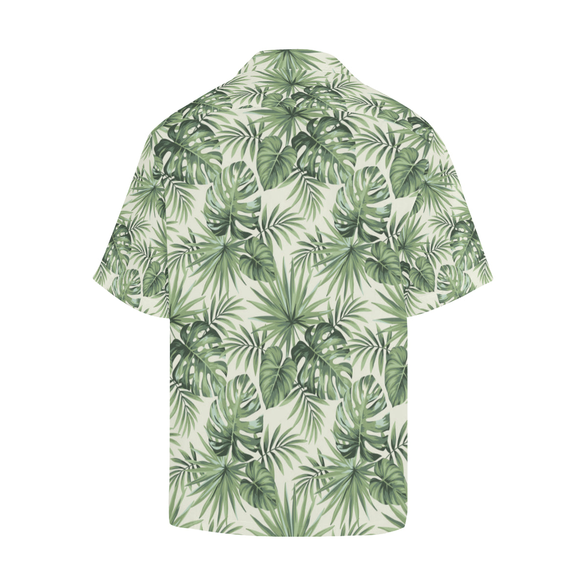 Palm Leaf Pattern Print Design A02 Men's Hawaiian Shirt
