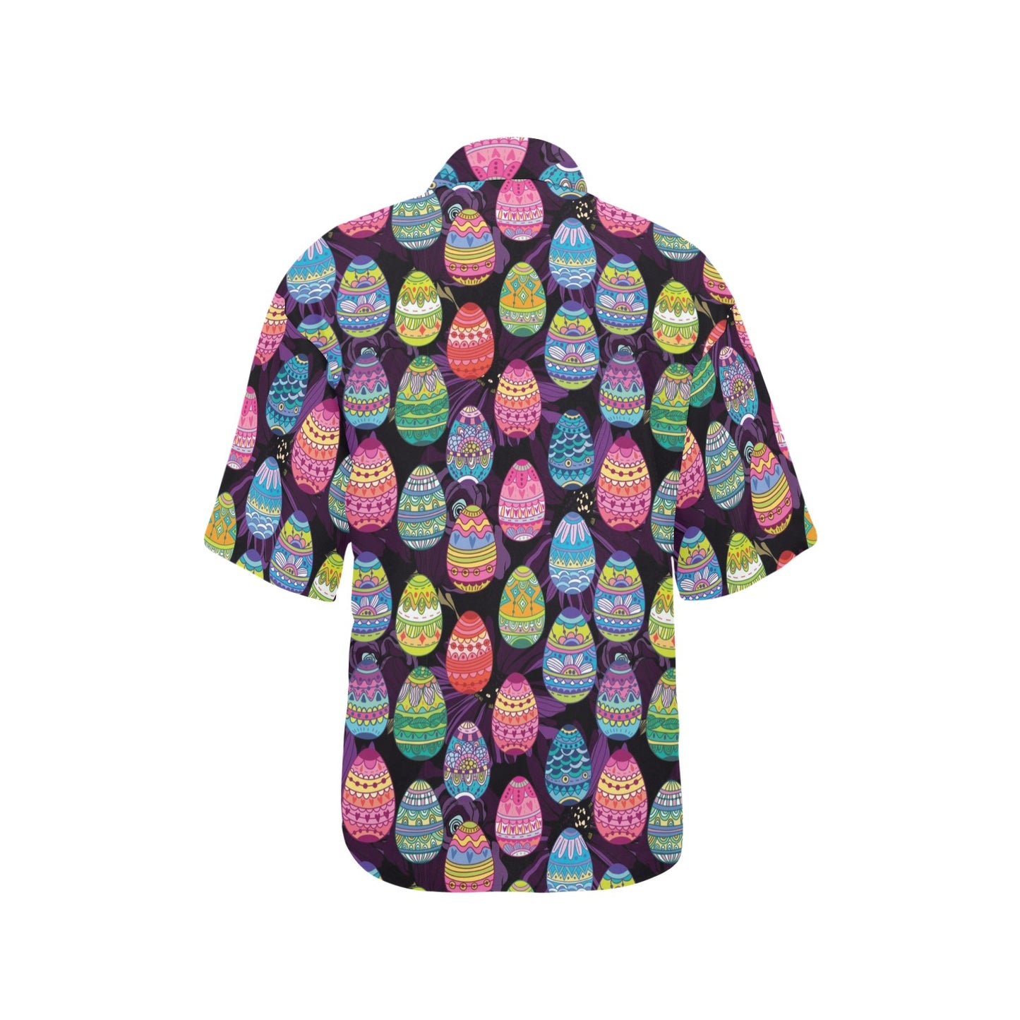 Easter Eggs Pattern Print Design RB08 Women's Hawaiian Shirt