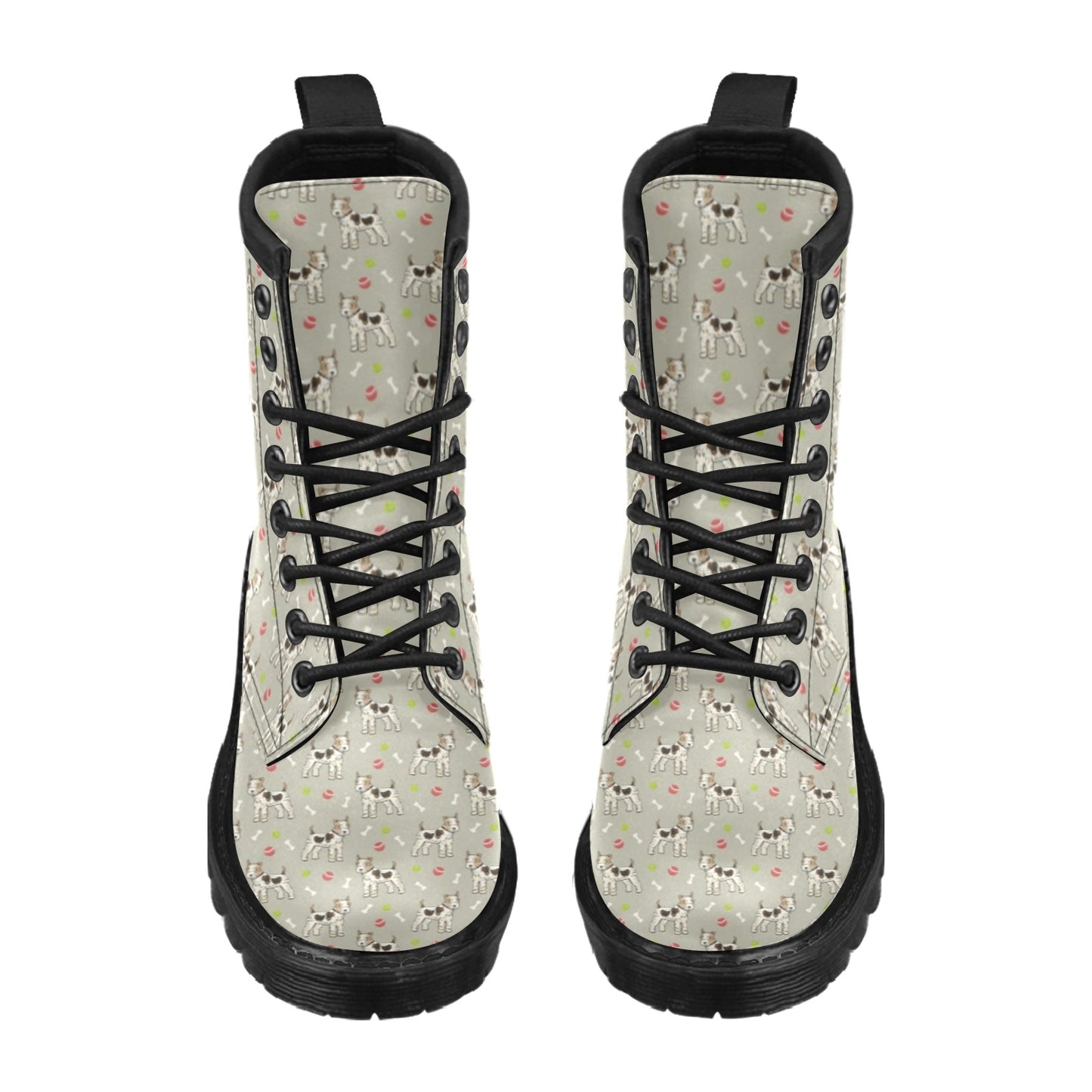 Toy Fox Terriers Print Design LKS301 Women's Boots