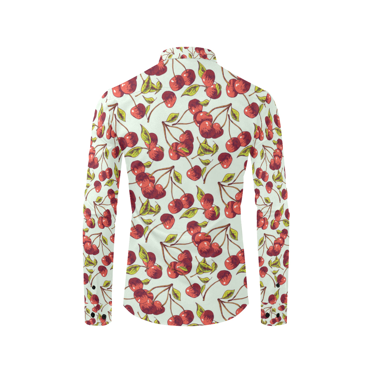 Cherry Hand Draw Men's Long Sleeve Shirt