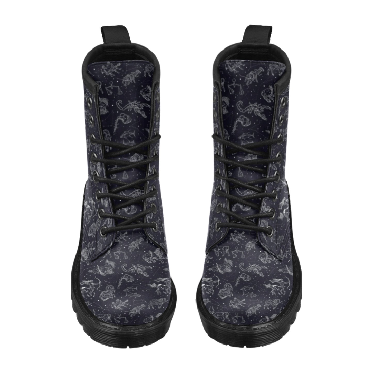 Zodiac Print Design LKS304 Women's Boots