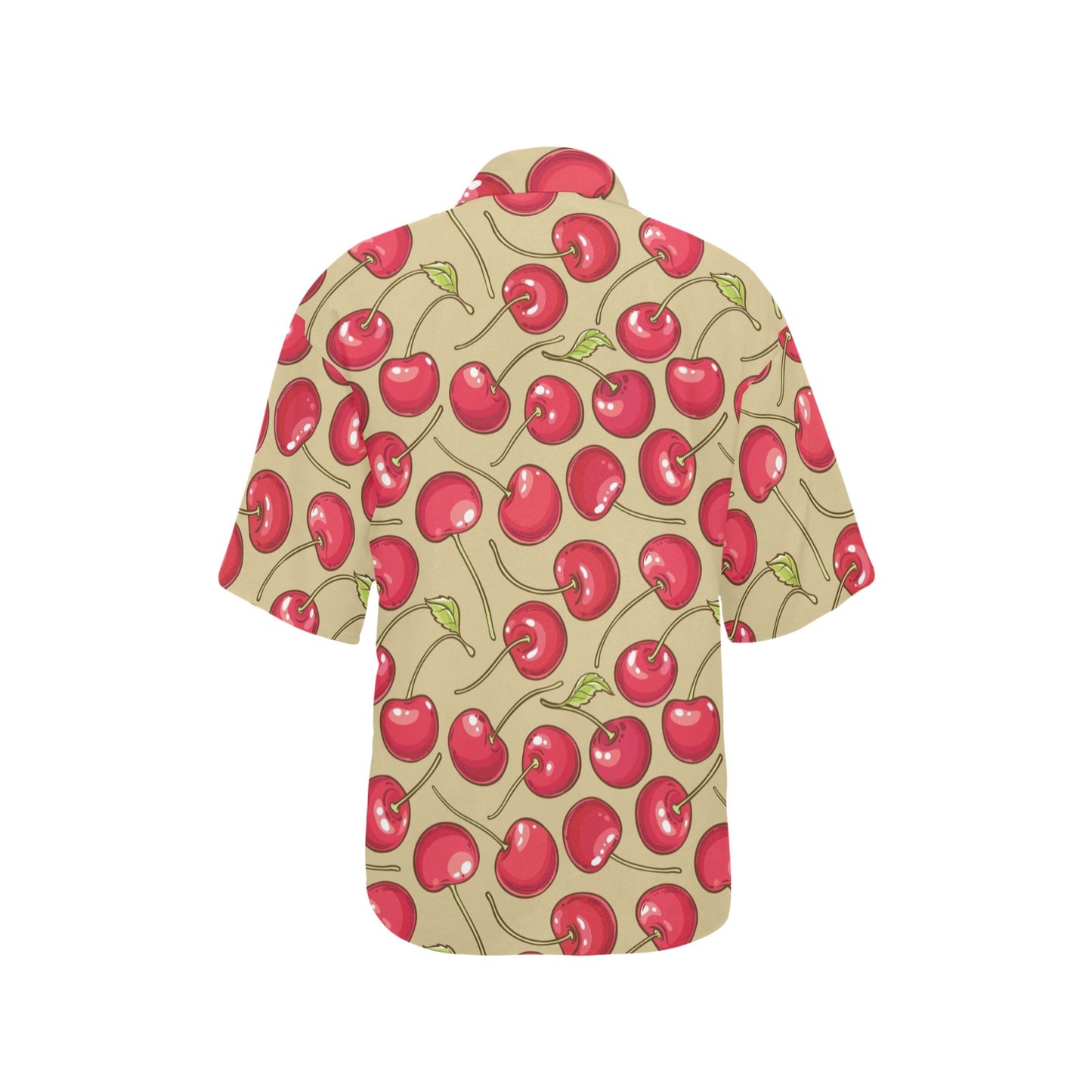 Cherry Pattern Print Design CH05 Women's Hawaiian Shirt