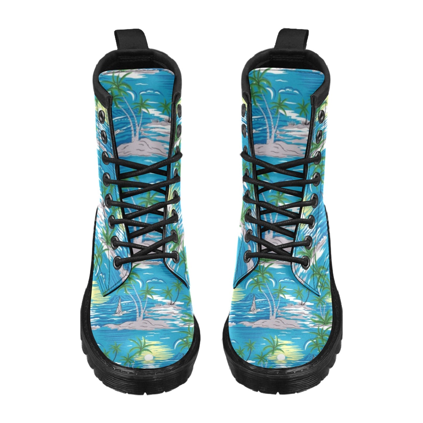 Palm Tree Beach Women's Boots