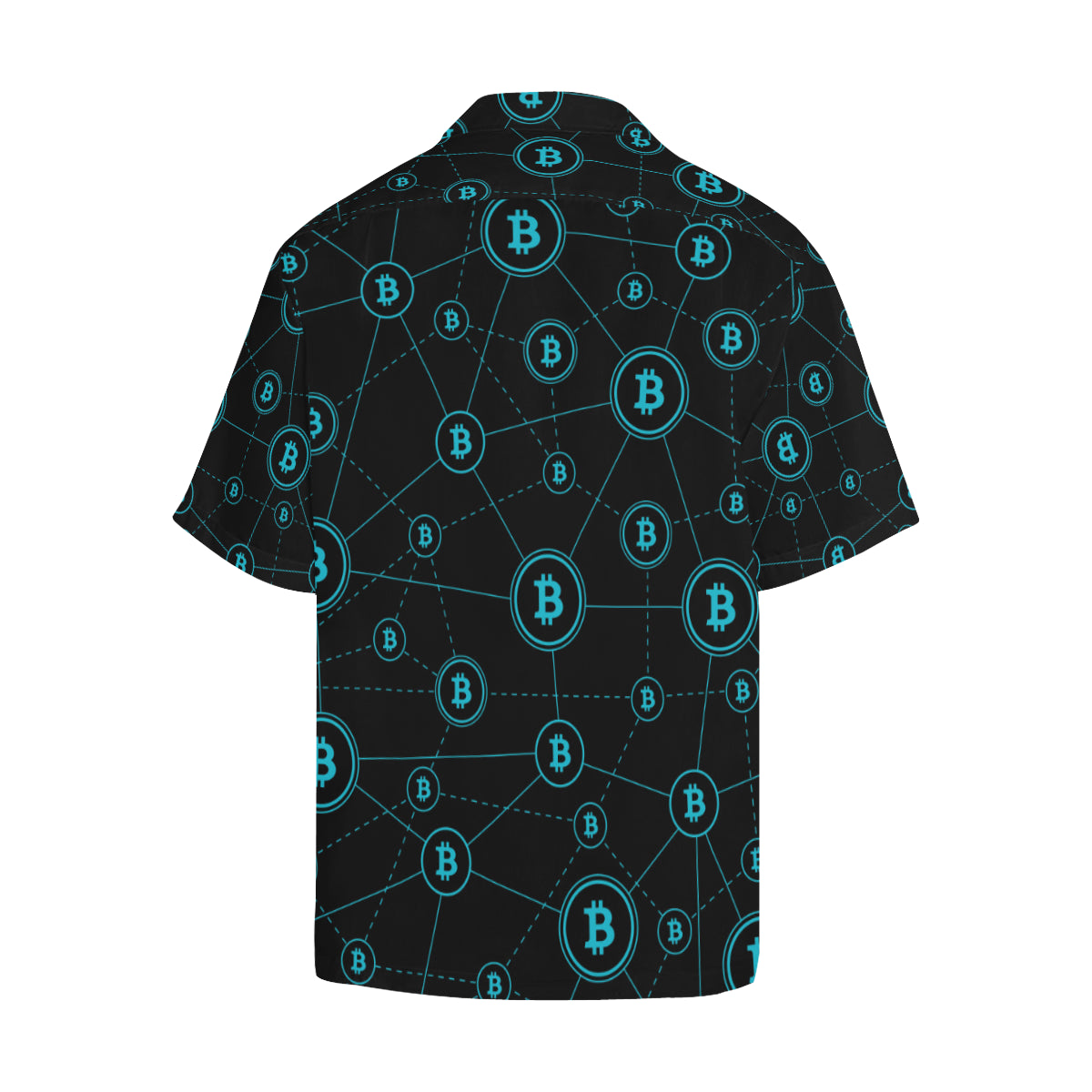 Cryptocurrency Pattern Print Design 01 Men's Hawaiian Shirt