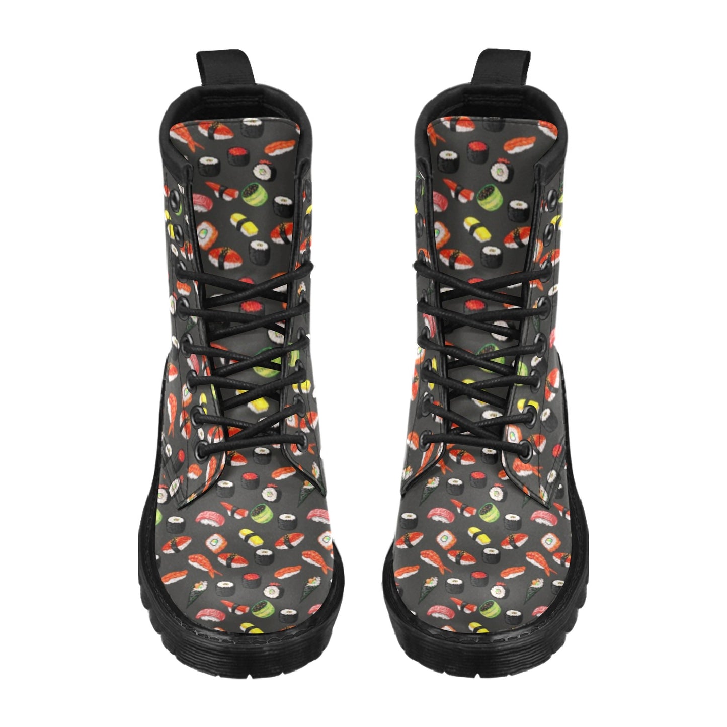Sushi Design Print Women's Boots