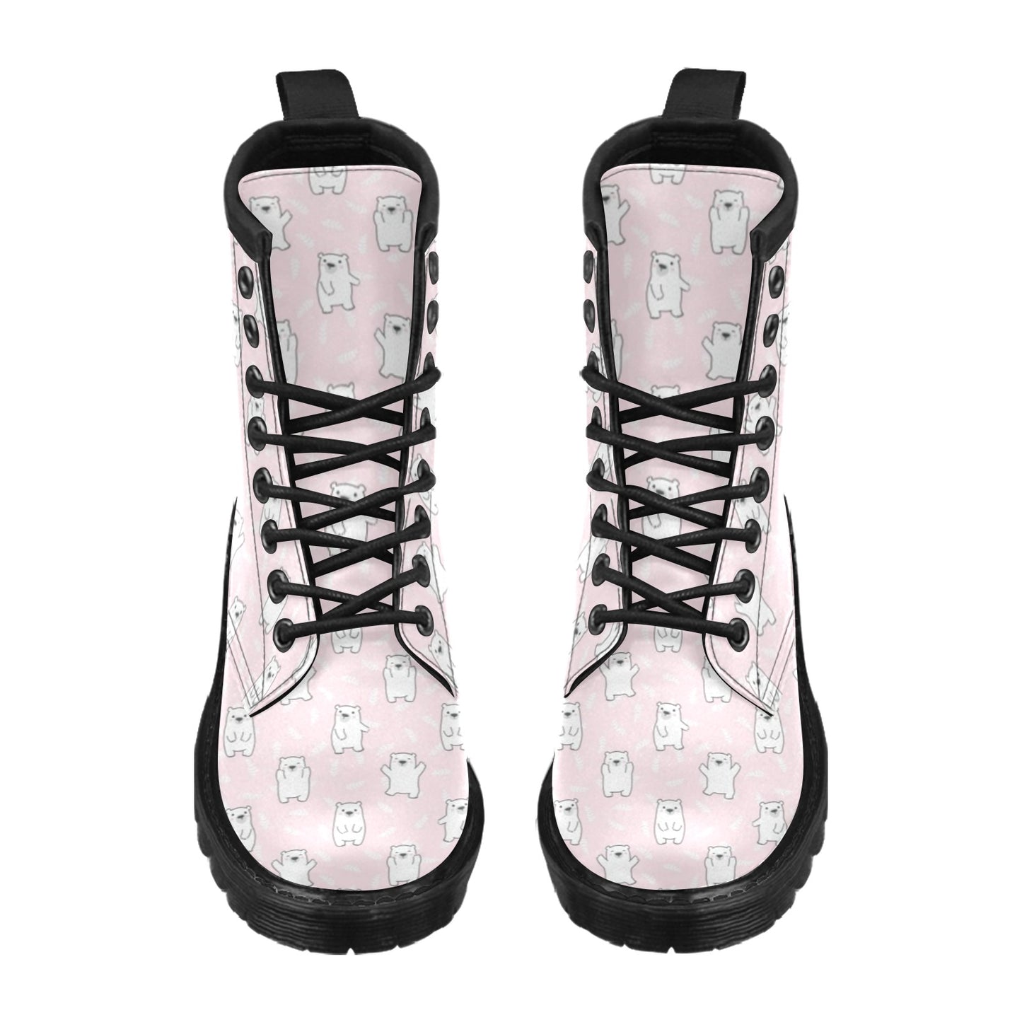 Polar Bear Pattern Print Design PB09 Women's Boots
