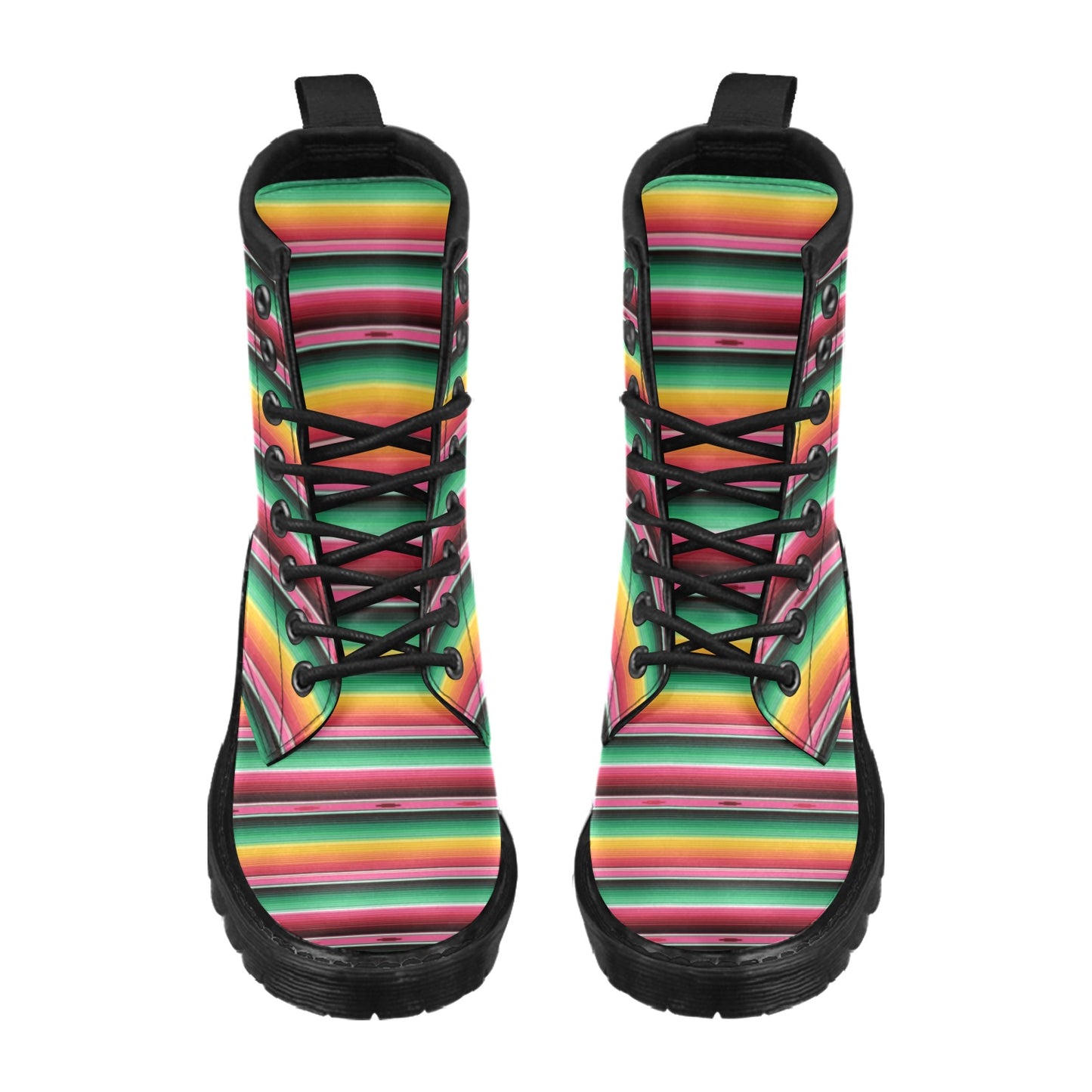 Mexican Blanket Classic Print Pattern Women's Boots