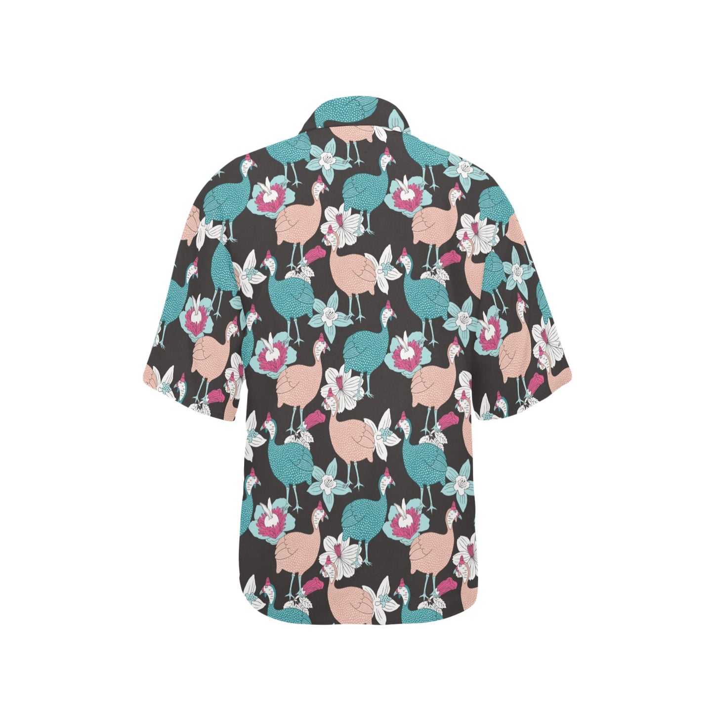 Guinea Fowl Pattern Print Design 03 Women's Hawaiian Shirt