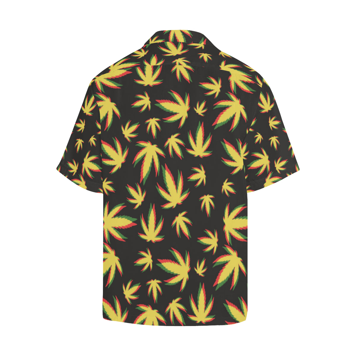 Pot Leaf Pattern Print Design A02 Men's Hawaiian Shirt