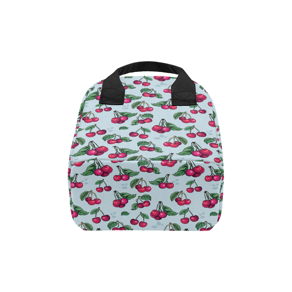 Cherry Pattern Print Design CH01 Insulated Lunch Bag