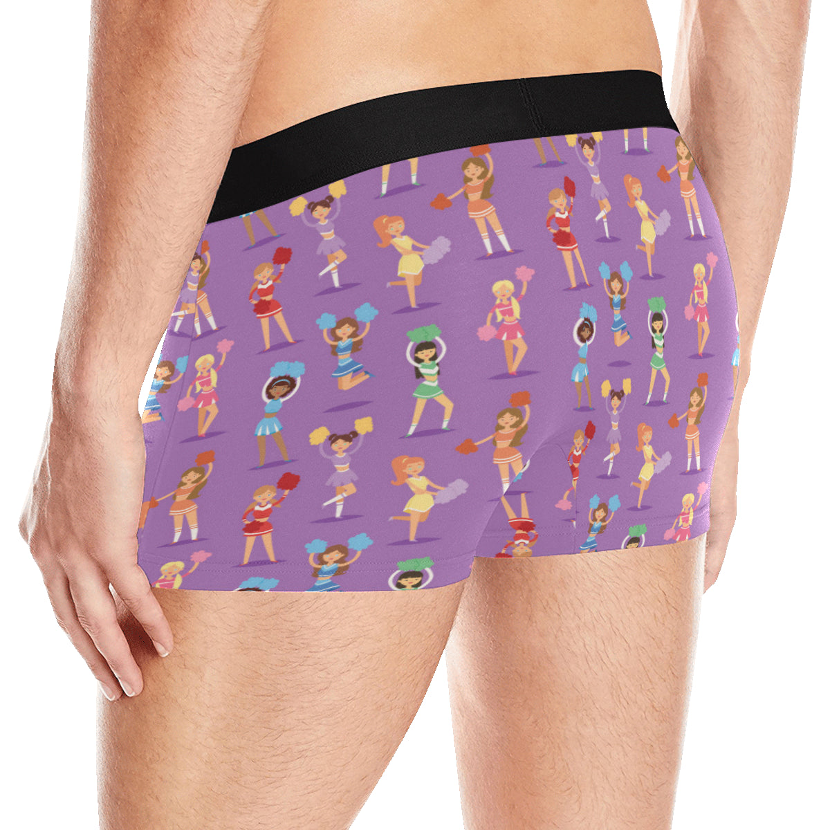 Cheerleader Pattern Print Design 02 Men's Boxer Briefs