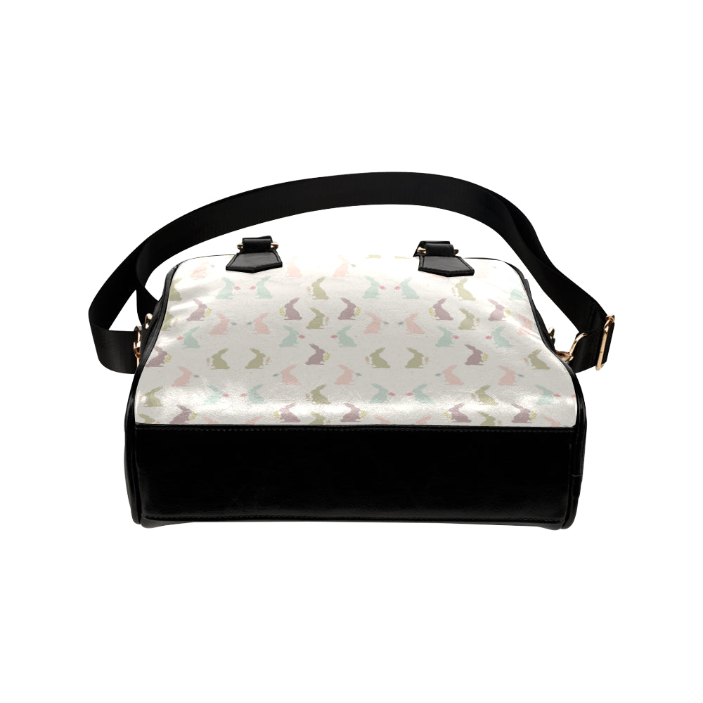 Bunny Pattern Print Design 05 Shoulder Handbag