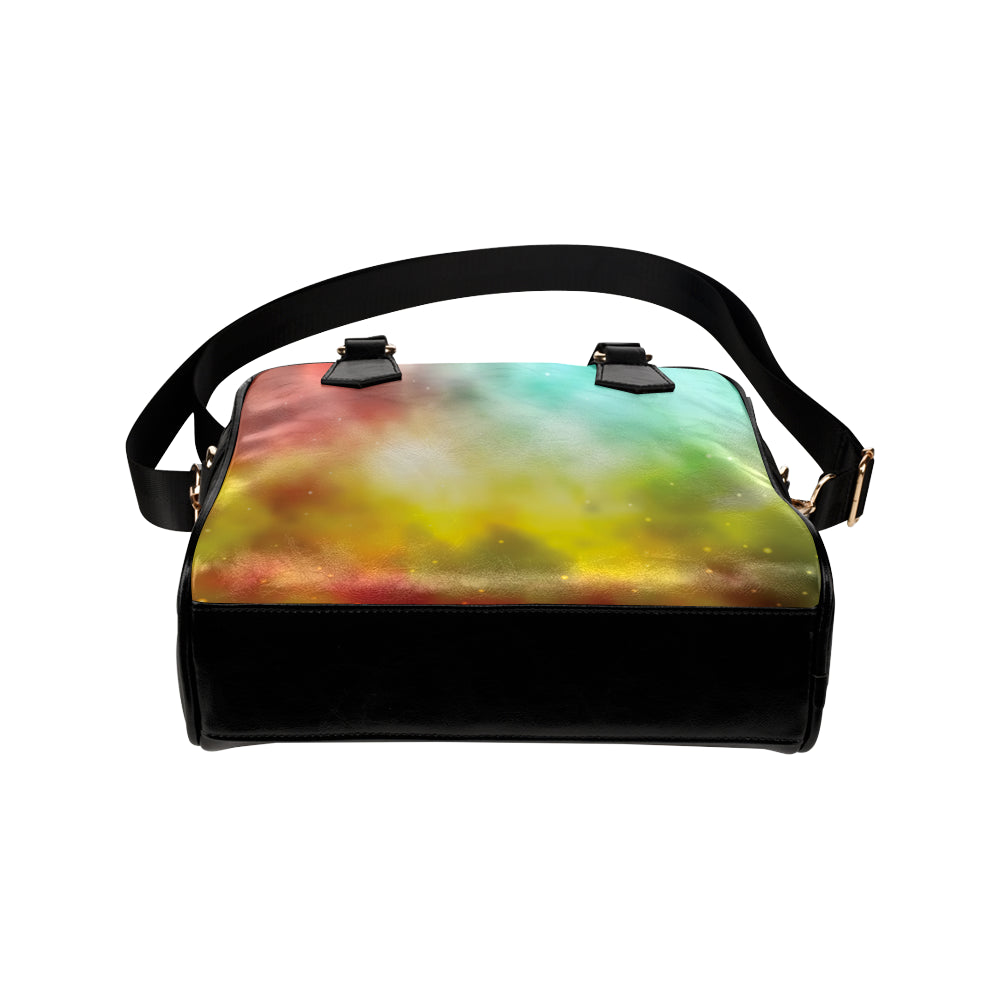 Nebula Pattern Print Design A04 Shoulder Handbag