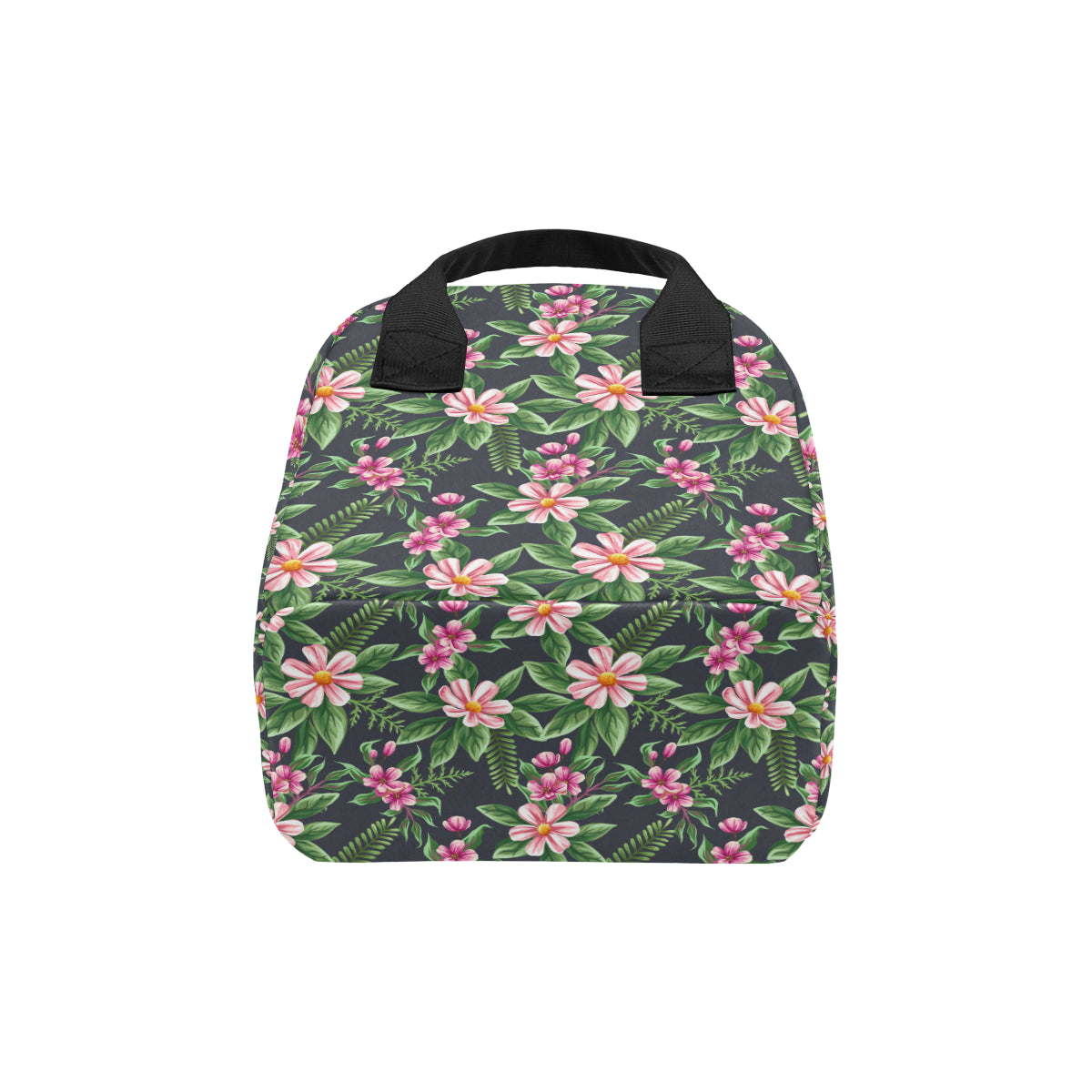 Summer Floral Pattern Print Design SF010 Insulated Lunch Bag