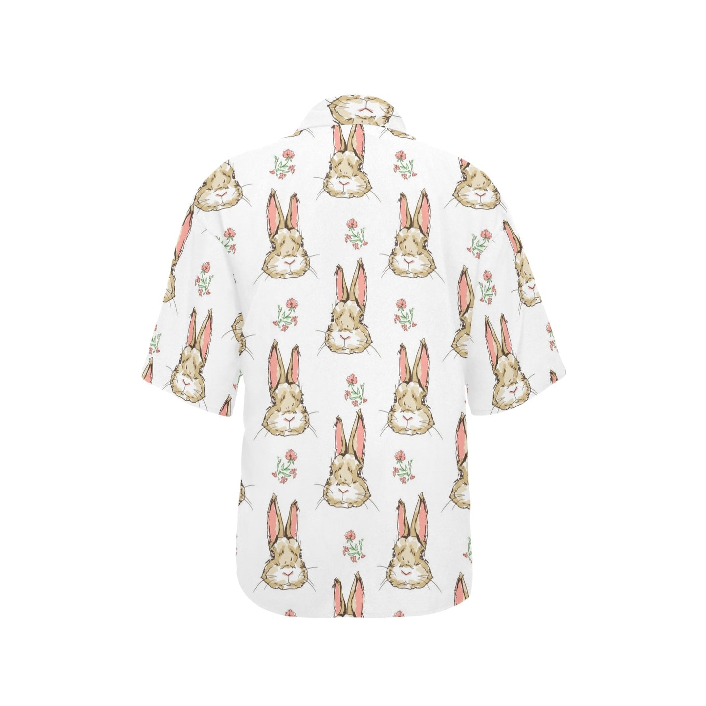 Rabbit Pattern Print Design RB09 Women's Hawaiian Shirt