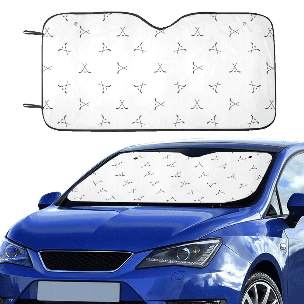 Hockey Print Design LKS304 Car front Windshield Sun Shade