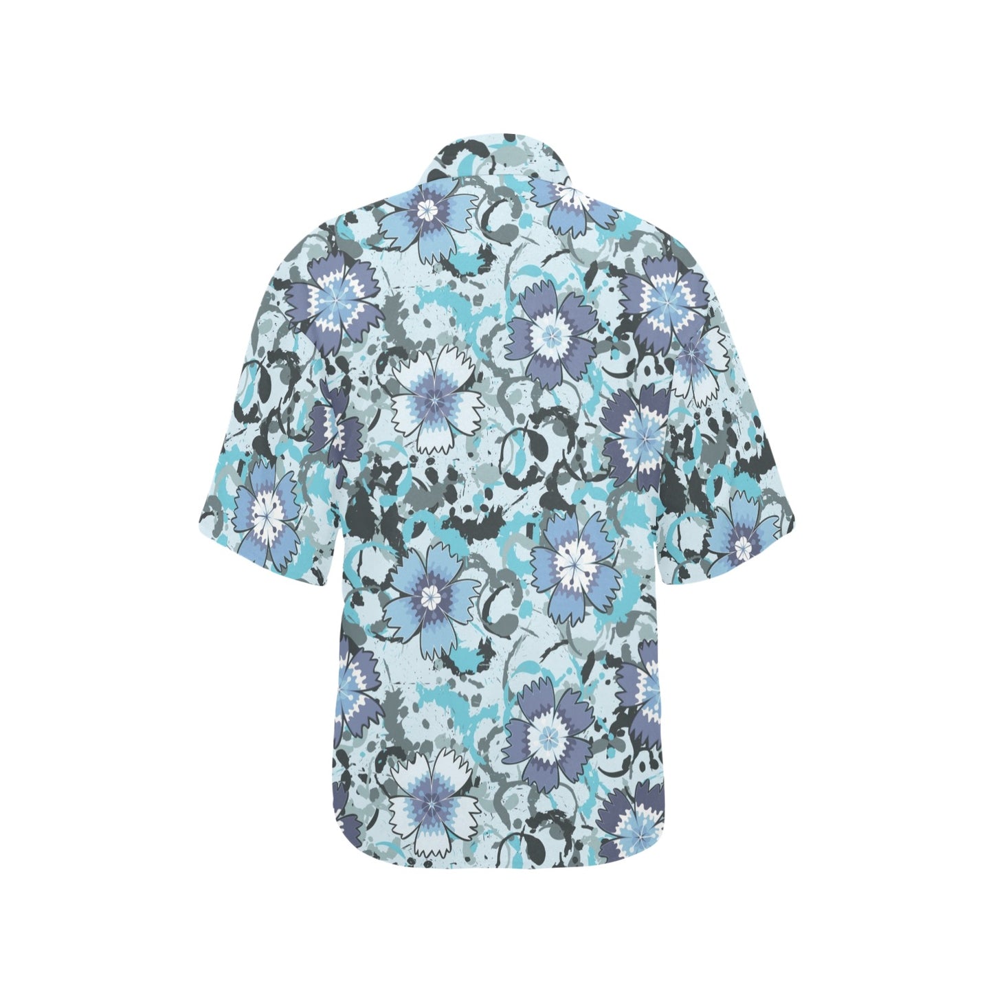 Carnations Pattern Print Design CN04 Women's Hawaiian Shirt