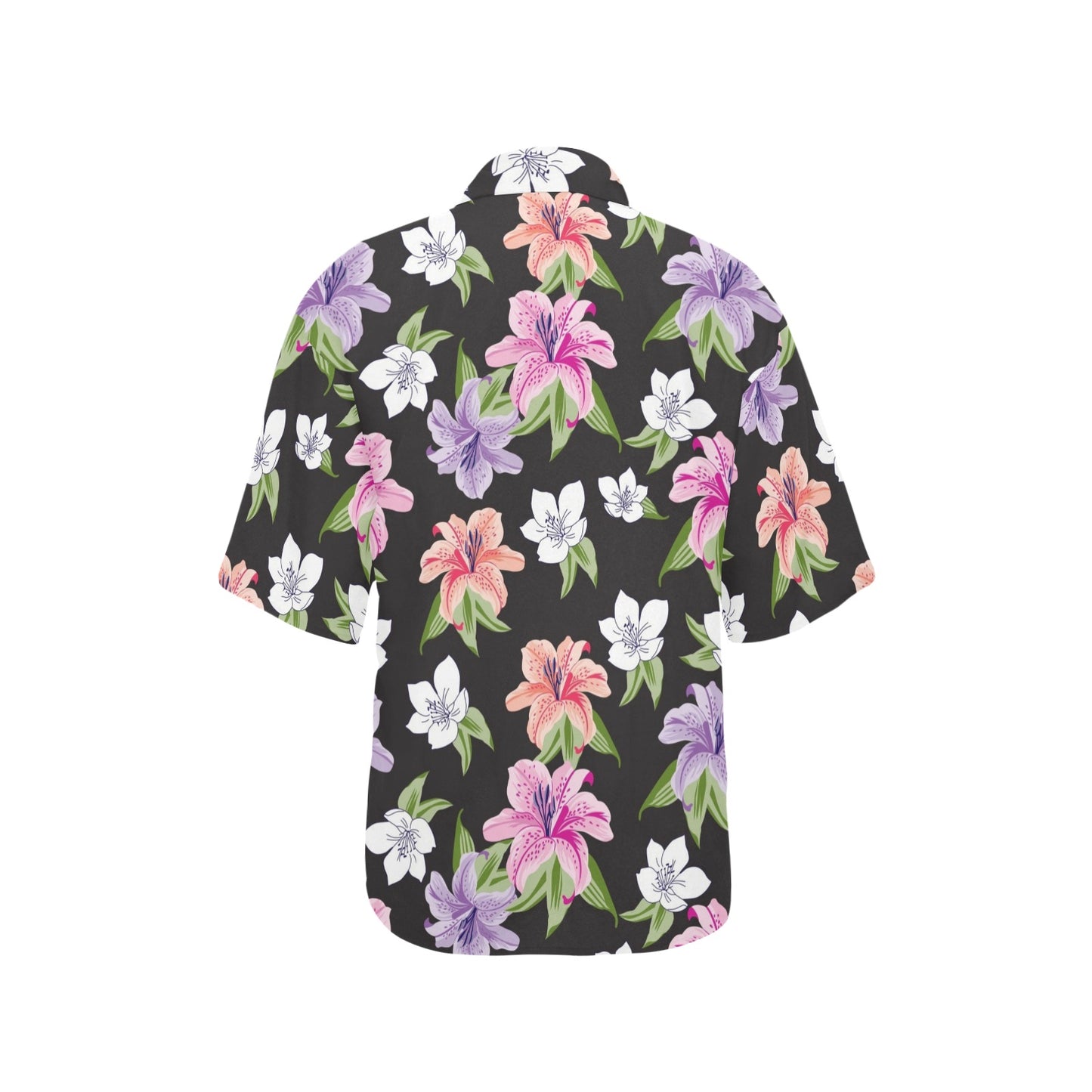 Lily Pattern Print Design LY02 Women's Hawaiian Shirt