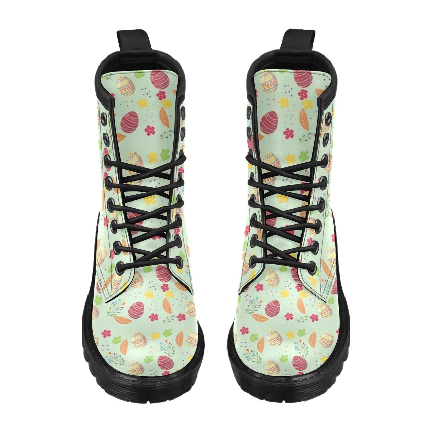 Easter Eggs Pattern Print Design RB07 Women's Boots