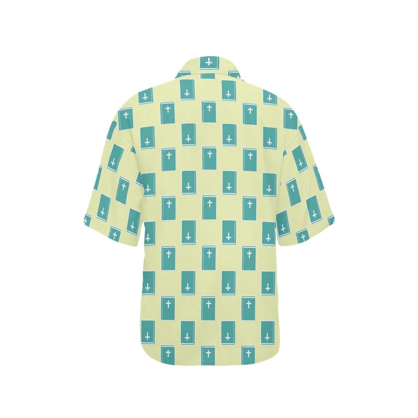 Bible Pattern Print Design 04 Women's Hawaiian Shirt