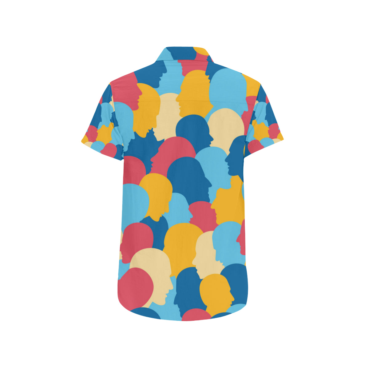 Psychology Pattern Print Design A02 Men's Short Sleeve Button Up Shirt