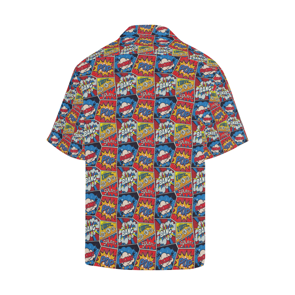 Comic Book Pattern Print Design 03 Men's Hawaiian Shirt